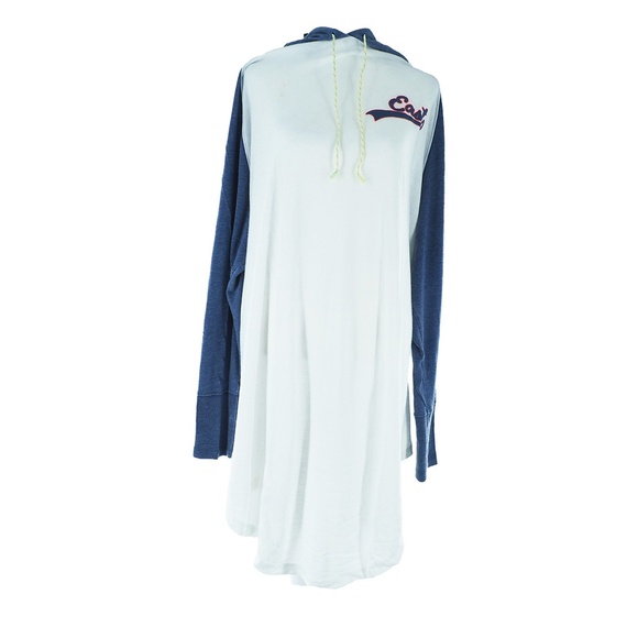 Free People Extra Long Hooded Long-Sleeve Tee - EAST - Picture 4 of 9